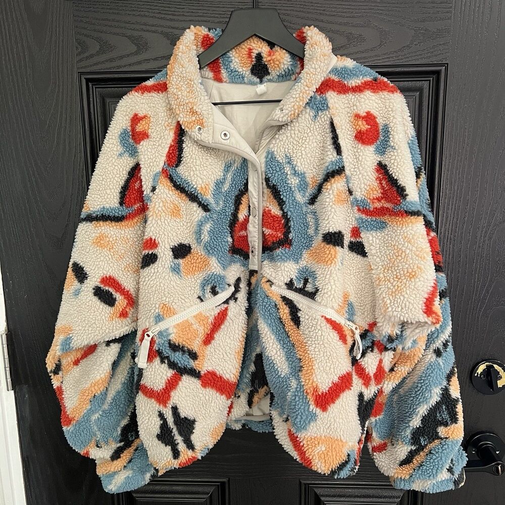 Free People Movement Hit The Slopes Fleece Jacket Size Large